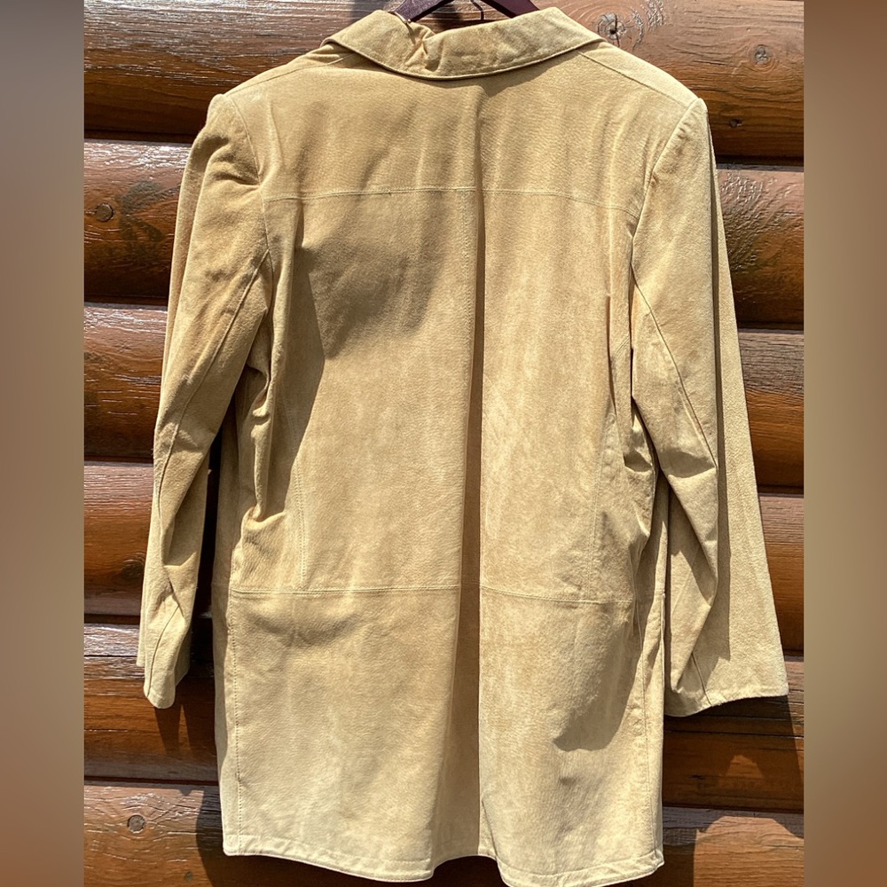 βοΈ Willi Smith Dusty Rose Suede Jacket size XL NPLVC - Picture 8 of 15
